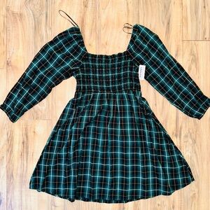 Girls plaid dress